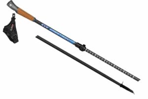 KV+ MAESTRO CLIP COMFORT – teleskopowe kijki do Nordic Walking z 80% włókna węglowego. Superlekkie, regulowane (100–125 cm ), z innowacyjną przełączaną końcówką COMFORT i korkową rączką. Pasek Prestige Clip (M/L). Niezwykle lekkie i wygodne.CLIP COMFORT – teleskopowe kijki nordic walking
