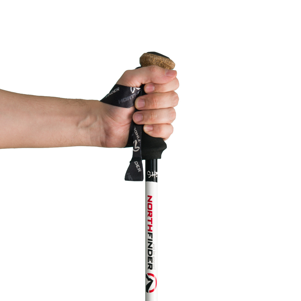 Kije trekkingowe Northfinder Sherpa — aluminiowe, regulowane do 135 cm - obrazek 2